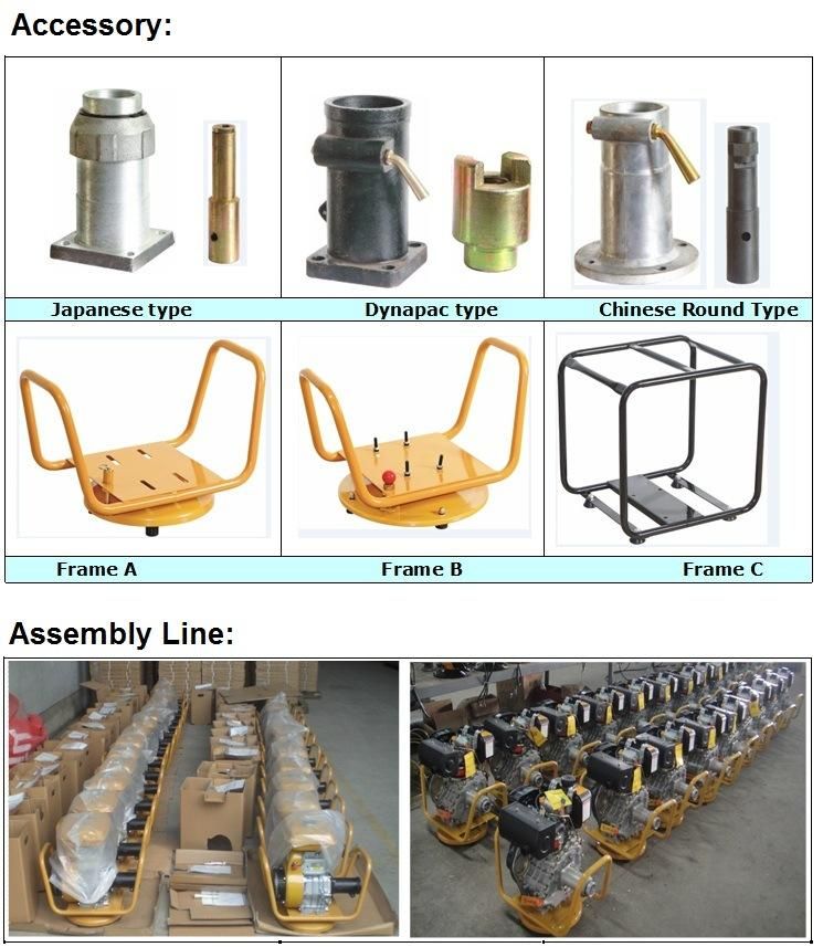 Gasoline/ Petrol Honda Engine Concrete Vibrator with Shaft