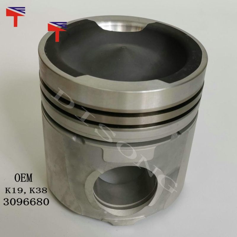 High-Performance Diesel Engine Engineering Machinery Parts Piston 3096680 for Engine Parts K19 K38 K50 Generator Set