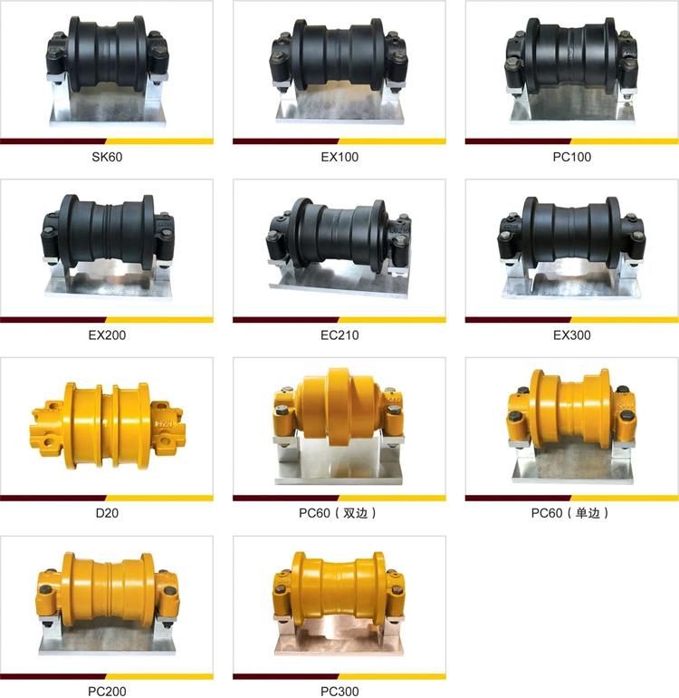 Excavator Spare Parts Hyundai, Doosan Excavator Undercarriage Track Roller
