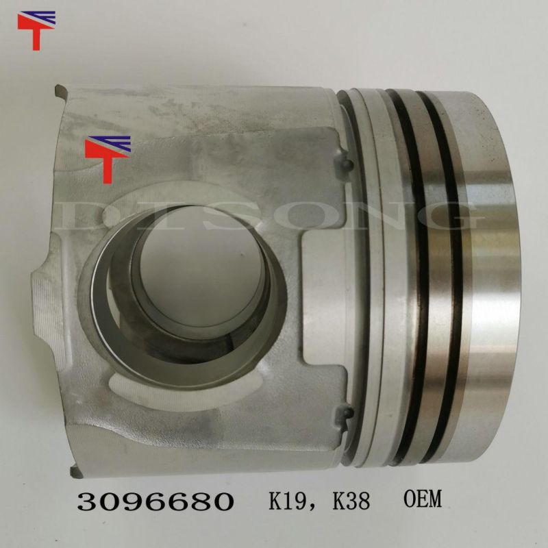 High-Performance Diesel Engine Engineering Machinery Parts Piston 3096680 for Engine Parts K19 K38 K50 Generator Set