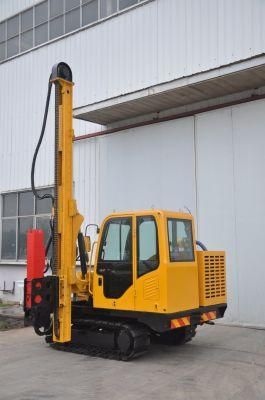 Guardrail Construction Hydraulic Auger Drilling Machine Can Screwing Pilling Pulling Pile