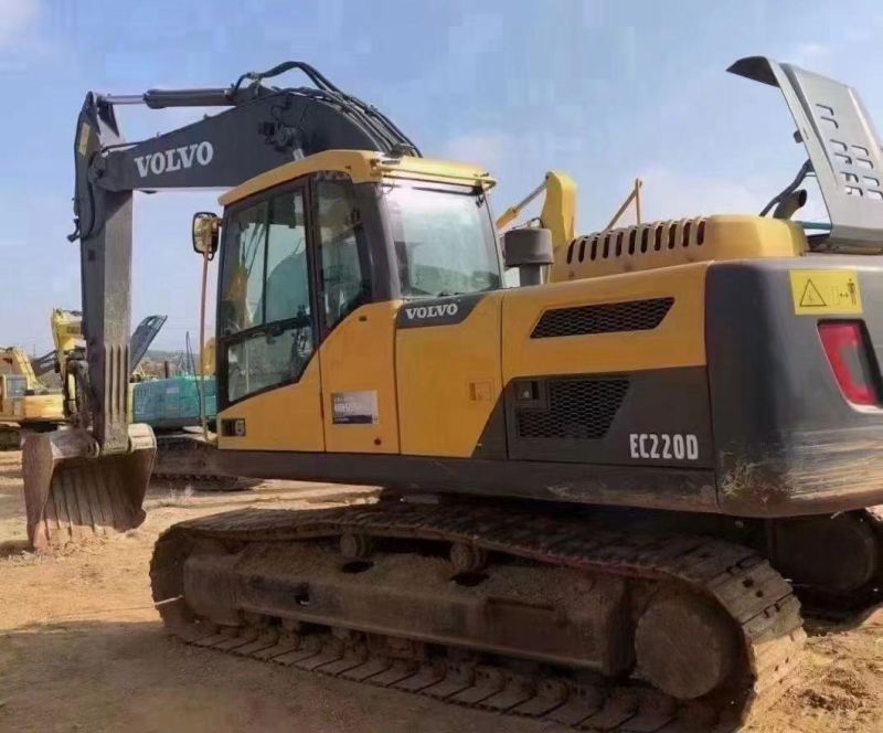 Volvo Ec220d Mining Machine Used Second Hand Crawler Excavator Big Digger Caterpillar Komatsu Hitachi 20ton Construction Machinery Excavators for Sale Ec220
