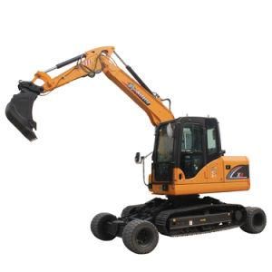 Rhinoceros Small Excavator X9 9 Ton Wheel Crawler Mini Excavator