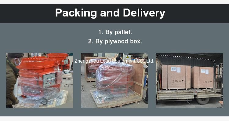 China Brand 250kg Mortar Refractory Material Mobile Pan Mixer