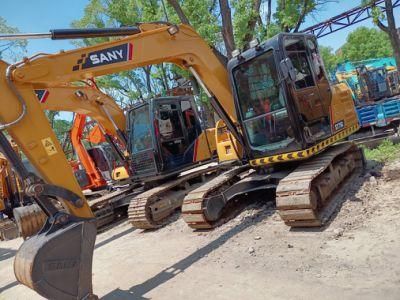 Used Chinese Good Quality Cheap 7.5ton Construction Machines Sanyy Sy75 Sy80 Sy135c-8 Crawler Excavator