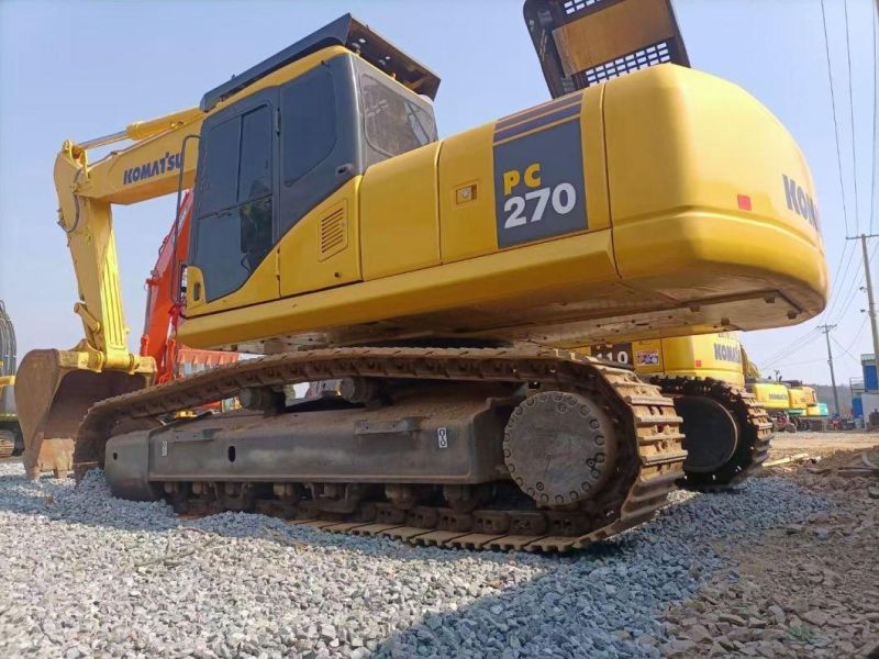 Second Hand Crawler Earth Moving Digger Caterpillar Hitachi Kobelco 27 Ton Used Mini Excavator Excavators Komatsu PC270 Excavadora Usada Excavatrice for Sale