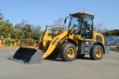 3500kg Hydraulic Huaya European Mini Wheel Loader Ex915 Front End