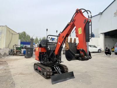 0.8 Ton 1 Ton Hydraulic Excavator and Crawler Household Excavator Are Popular in China