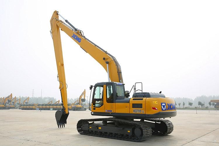 XCMG Official Xe270dll Long Reach Boom Arm Crawler Excavator Price for Sale