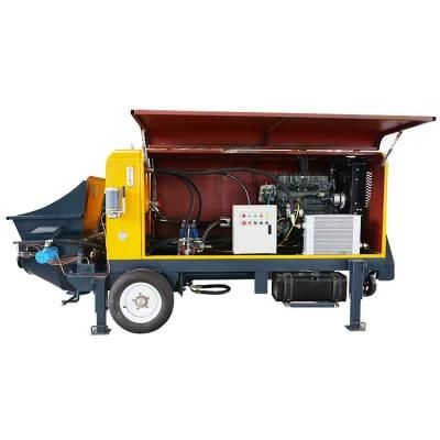 Diesel Motor Mobile Ready Concrete Mixer with Pump Portable