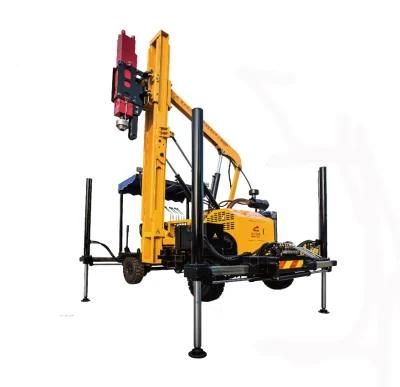 Crawler Maintenance Crawler Pile Driver for Highway Guardrail Construction