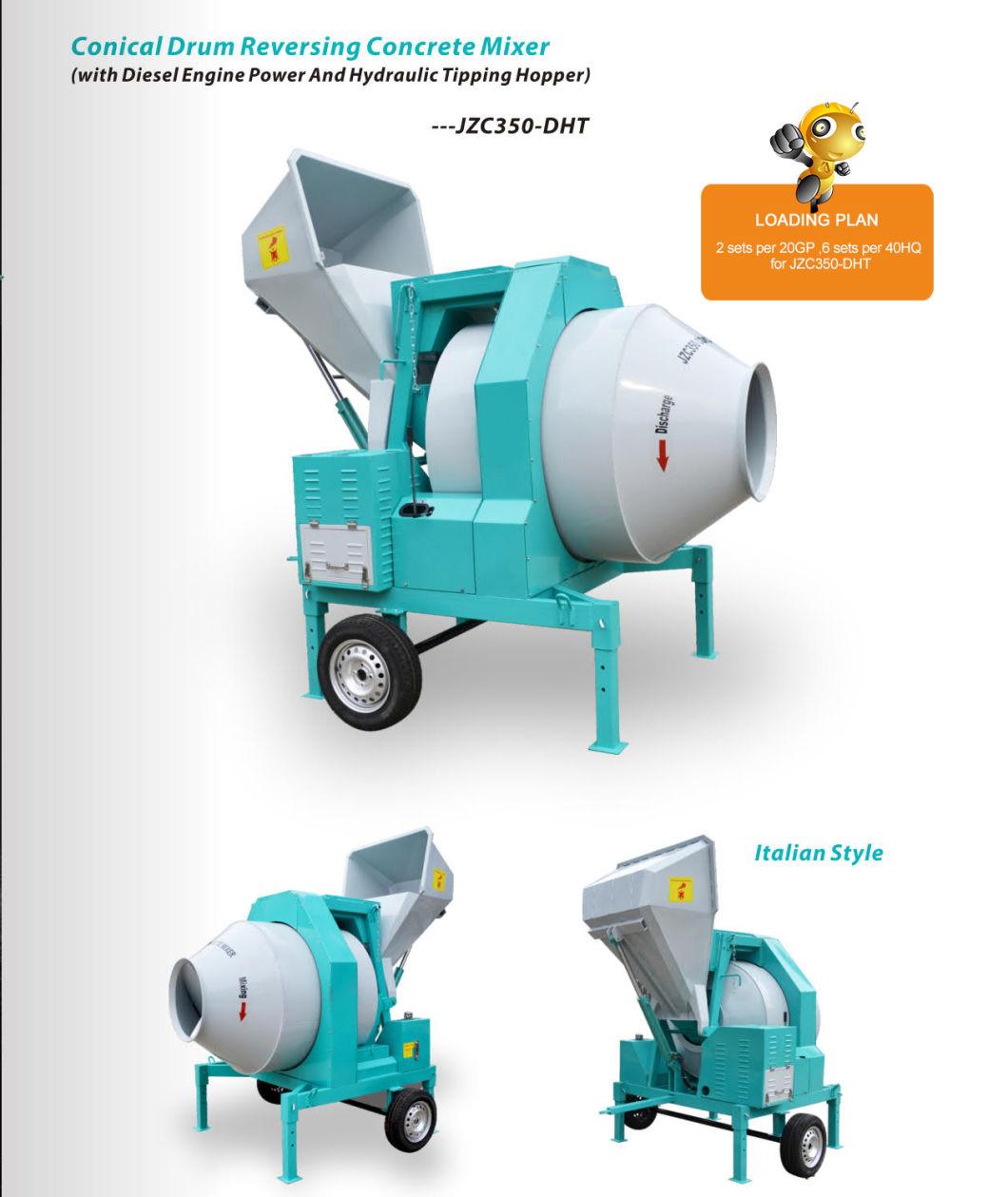 Wholesale Construction machinery 350L Cement Mixing Mobile Heavy Duty Concrete Mixer