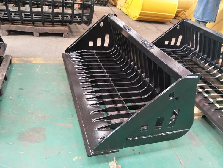 Skid Steer Skeleton Rock Bucket