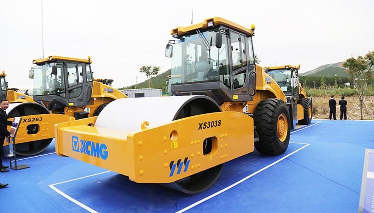 XCMG Xs303s 30 Ton Full Hydraulic Single Drum Vibratory Roller