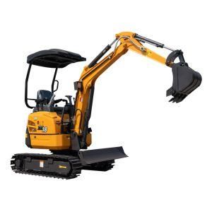 Rhinoceros Xn18 1.5km/H 0.854L/0.993L 10.3kw/11.2kw 1.8 Ton 40kpa Crawler Digger Excavator Manufacture