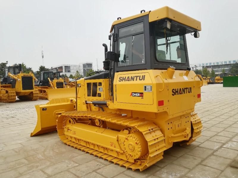 Shantui Mini Crawler Bulldozer 8 Tons 85HP Hydraulic Bulldozer Dh08b2