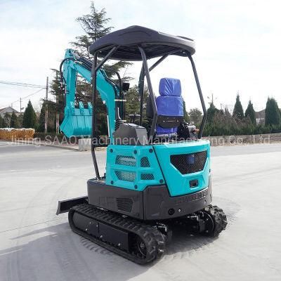 High Quality Mini Diggers Hydraulic Excavator 2 Ton Small Excavator Price