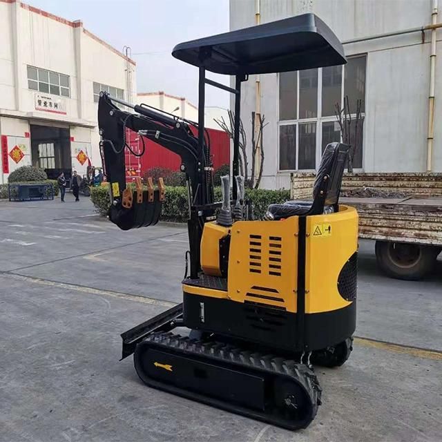 China Mini 1.5ton Excavator Garden Mini Digger Excavator Machine 1.5 Ton Mini Crawler