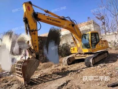 Used Mini Medium Backhoe Excavator Hyundai R220LC-5 Construction Machine Second-Hand