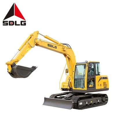 Sdlg 8t E680f Hydraulic Compact Crawler Excavator with 0.3m3 Bucket and Yanmar Engine for Mines and Construction Sites