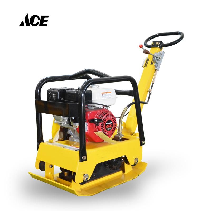 Asphalt Vibration Plate Compactor 160kg Reversible Double Way Honda Engine Road Machinery Factory