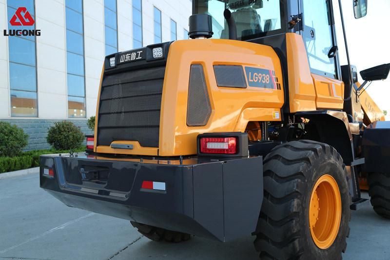 Lugong Earthmoving Equipment Hydraulic Joystick Small Wheel Loader