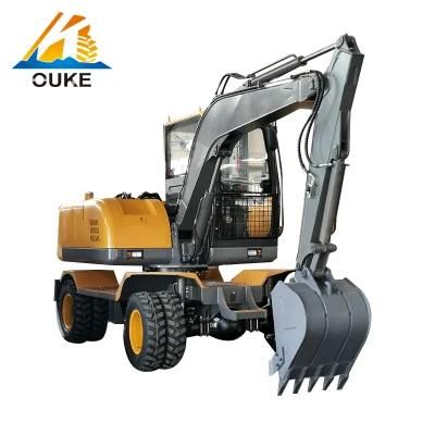 Wheel Bucket Excavator with Grapple Track Chain in Dubai