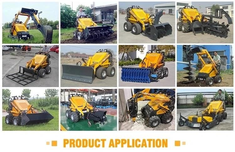 Skid Steer Loader China Hot Sell High Quality 3 Ton Wheel Mini Skid Steer