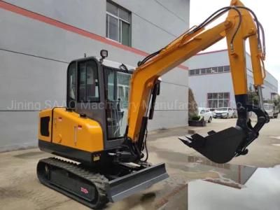 CE Certificate Mini Excavator Small 0.8t Excavator Hydraulic Earth-Moving Machinery