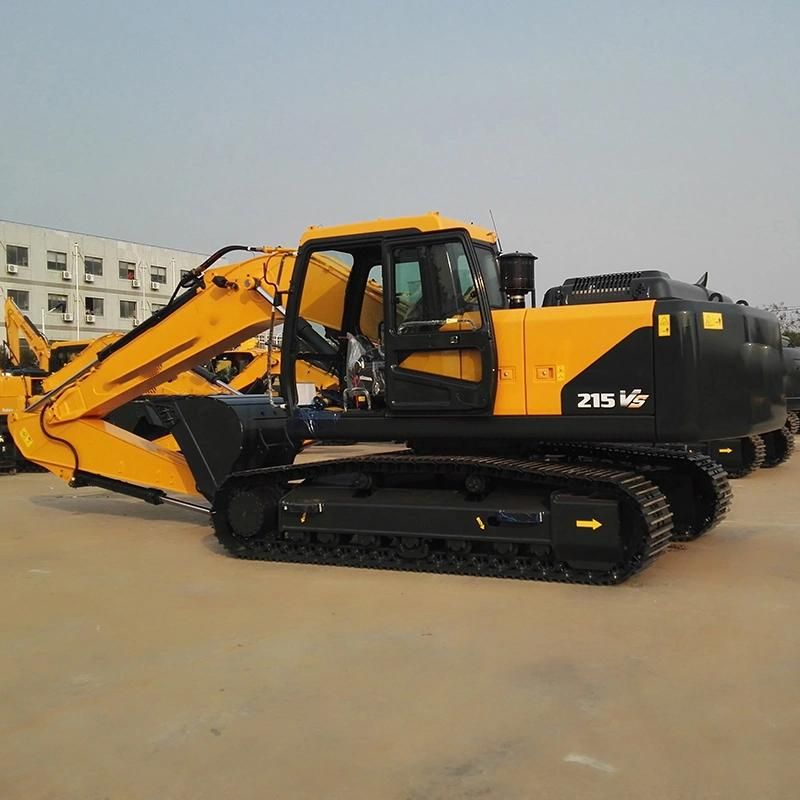 High Quality Imported 21ton Crawler Excavator 215vs Hydraulic Digger Machine with Best Service