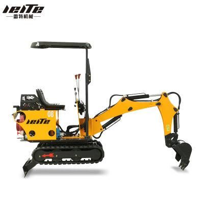 High Quality China Cheap Compact Hydraulic 800 Kg Small Mini Trench Digger 0.8 Ton Crawler Mini Excavators for Sale