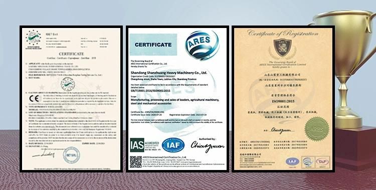 CE Mini Wheel Loader Rated Load 0.8 Ton Reversing Image