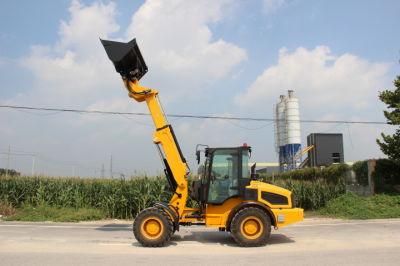Lgcm New Construction Equipment Farm Telescopic Boom Wheel Loader with 2.6t