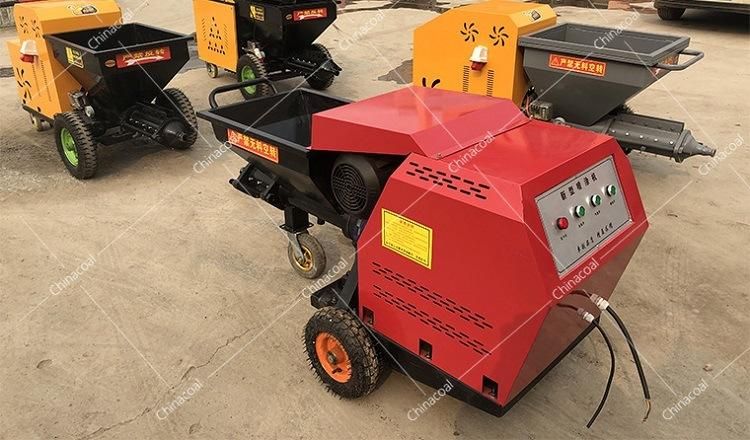 Automatic Wall Dry Mortar Plastering Mortar Spraying Machine