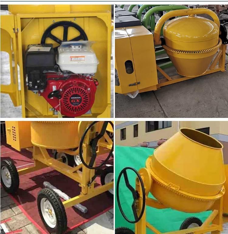 Diesel Drum Automatic Loading and Flipping Concrete Mixer 500L Is on Sale