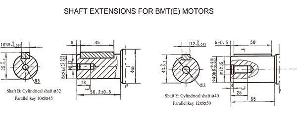 Hydraulic Gerotor Motor Bmt / Omt / Eaton Charlynn 6000
