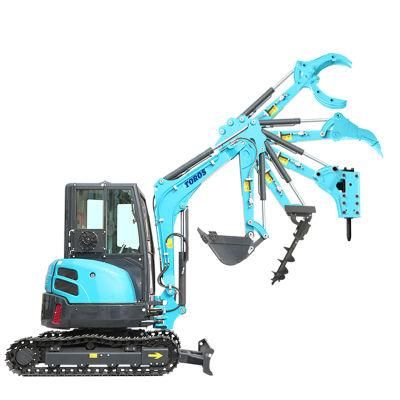 Good Quality Toros 3.5ton Mini Excavator Cheap Price for Sale