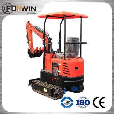 CE EPA Yanmar China Small Micro Digger Machinery Hydraulic Excavators Crawler Mini Excavator 1t Factory Cheaper Price with Kubota