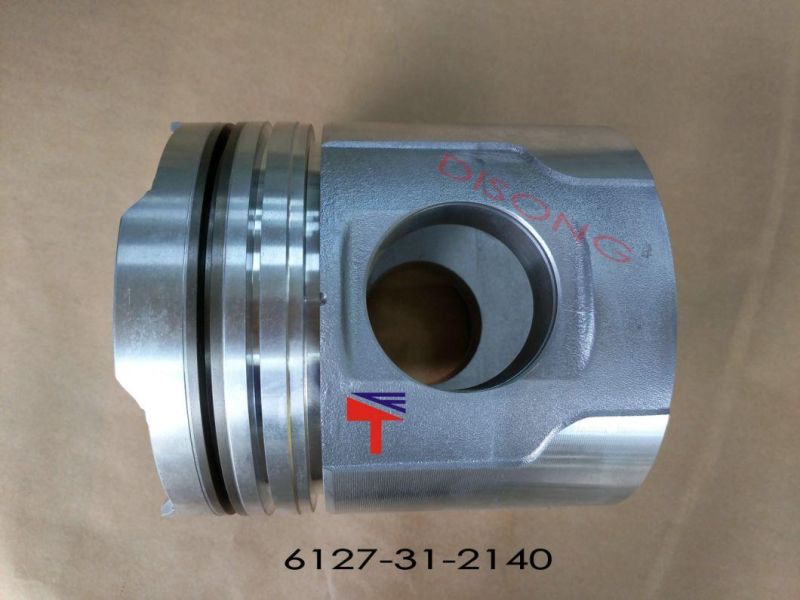 High-Performance Diesel Engine Engineering Machinery Parts Piston 6127-31-2140 for Engine Parts D155A S6d155 Generator Set