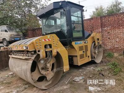 Second Hand /Used Hydraulic Cat CB66b Double Drum Road Roller for Sale in China