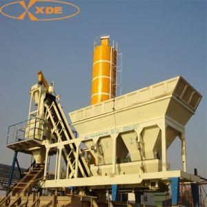 35m3/H Mobile Concrete Batching Plant for Road Construction