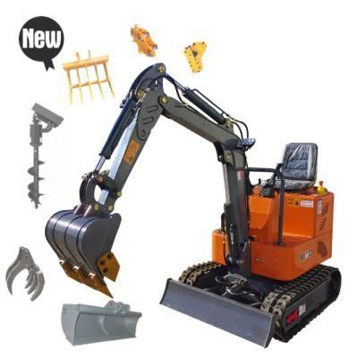 2022 Kubota Engine Mini Excavator Price 1 Ton 1.2 Ton Crawler Diggers with EPA Original Japanese Engine