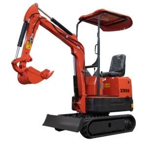 Rhinoceros Xn08 Efficient 12 Units in 40FT Hydraulic Mini Crawler Excavator