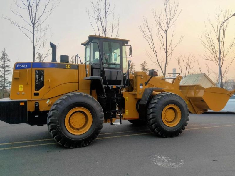 Sem656D 16800kg 5ton Loading Good Quality Front Wheel Loader in Liberia