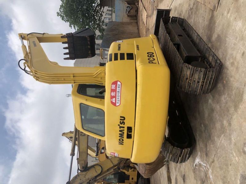 Japan Origin Excellent Used Komatsu 6t Mini Excavator PC60-7 PC60 Excavator
