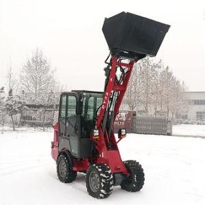 Hot Sale Mini Wheel Loader, Mini 4WD Loader Compact Front Loader for Sale