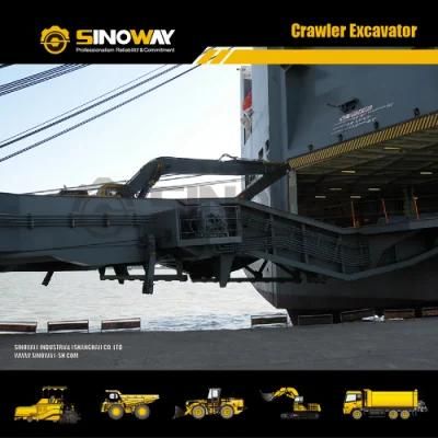 Swe230lb 24 Ton Hydraulic Crawler Excavator with 15m Long Arm Boom