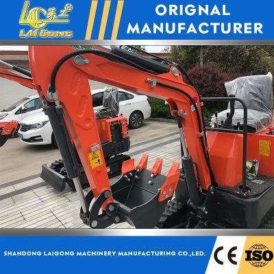 Lgcm Popular 1 Ton Mini Small Tracked Crawler Digger Excavator with CE Approved