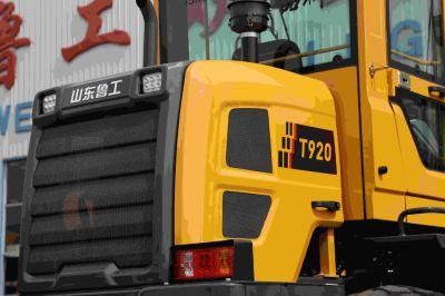 Shandong Lugong Mini Small Compact Wheel Loader Manufacturer T920 Front End Loader Factory for Construction