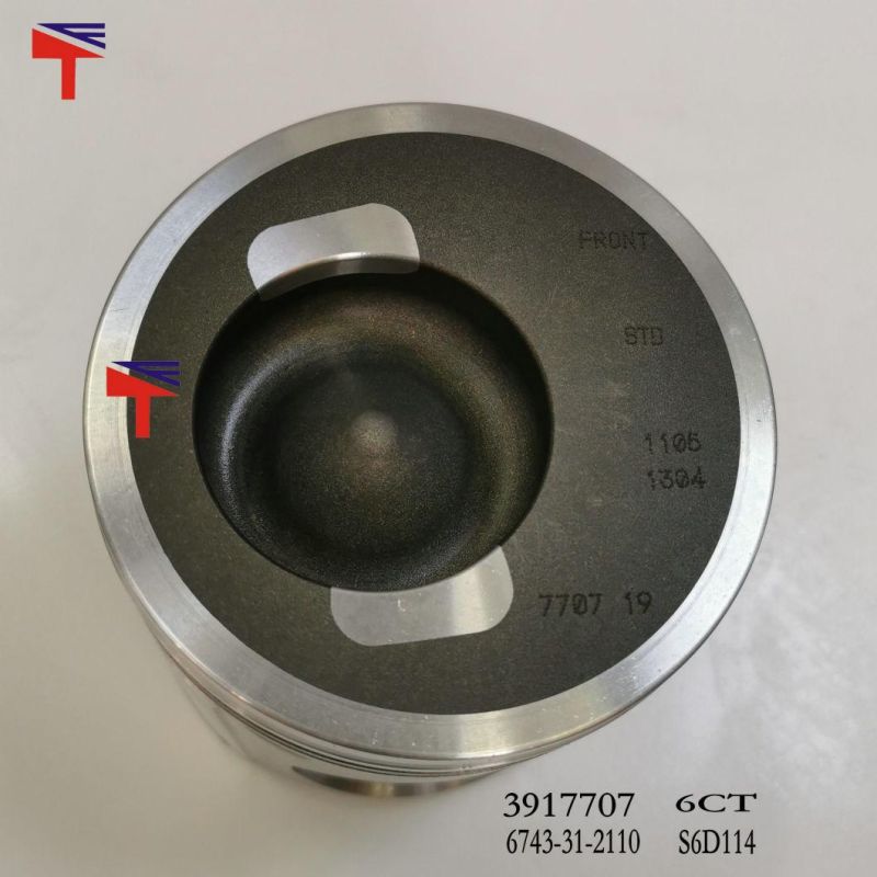 High Quality Diesel Engine Mechanical Parts Piston 6743-31-2110 for Engine Parts PC300-7 PC350-7 PC360-7 SA6d114e SAA6d114e Wa380 Generator Set